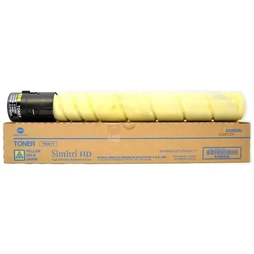 Konica Minolta Original Yellow Toner Cartridge - TN321 | TN321Y