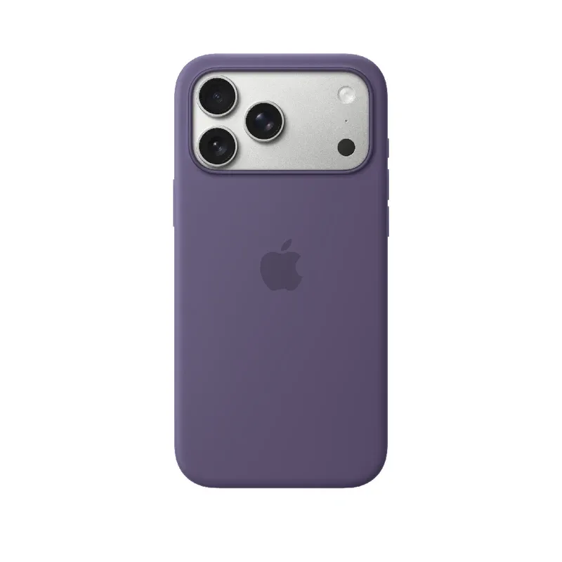 Apple iPhone 17 Pro Silicone Case with MagSafe – Fog Purple
