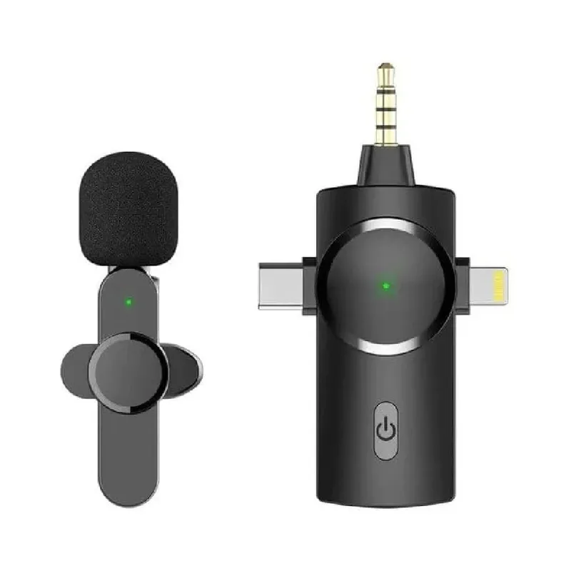 Coteci 3-in-1 Wireless Radio Noise Reduction Microphone