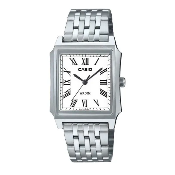 Casio Men 3-Hand Watch - Silver / White | MTP-B190D-7BVDF