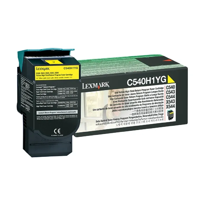 Lexmark C540 High Yield Original Toner Yellow | C540H1YG