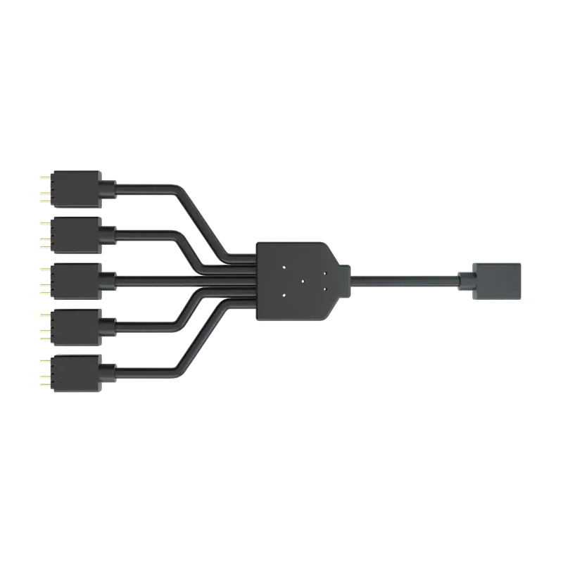 Cooler Master ARGB 1-To-5 Splitter 3-Pin LED Connector | MFX-AWHN-1NNN5-R1
