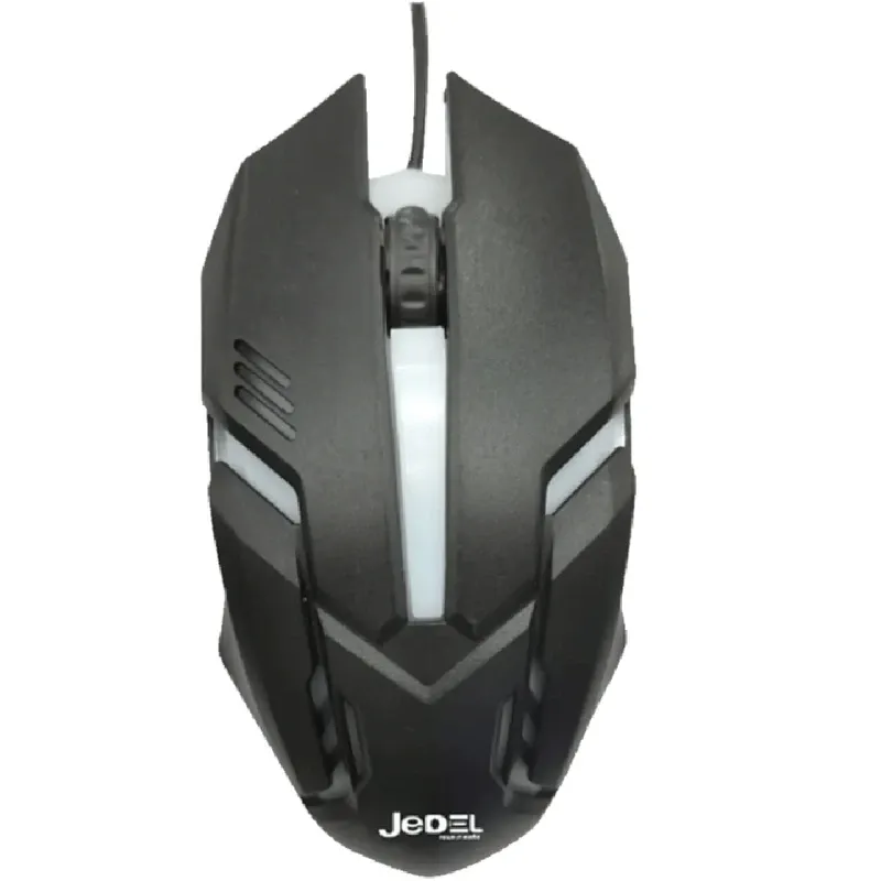 Jedel M66 — Wired RGB Gaming Mouse | 1000 DPI Optical | 7-Color LED | USB Plug & Play