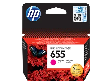 HP 655 Magenta Original Ink Advantage Cartridge (CZ111AE)