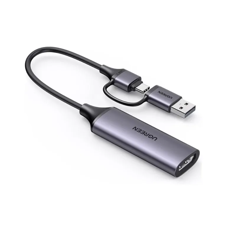 UGREEN Full HD 1080P 60FPS Capture Card HDMI to USB A/Type C | 25854