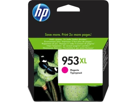 HP 953XL High Yield Magenta Original Ink Cartridge (F6U17AE)