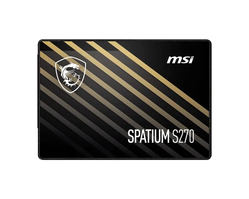 MSI Spatium S270 240GB — 2.5" SATA III SSD | 500/400 MB/s, 3D NAND