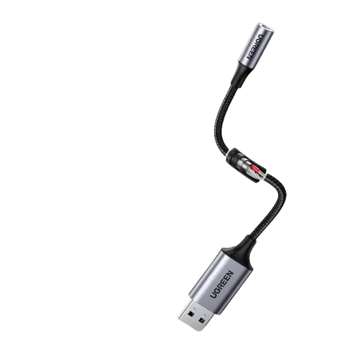 Ugreen Usb Sound Card, Usb to 3.5mm Female Jack Audio Adapter | 30757