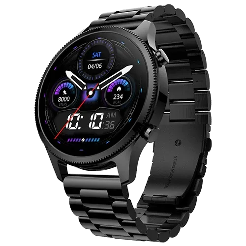Noise NoiseFit Halo Plus Smartwatch - Elite Black