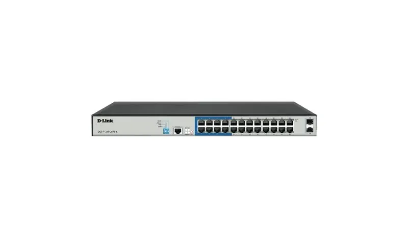 D-Link Switch 24x 10/100/1000BASE-T PoE Ports |DGS-F1210-26PS-E