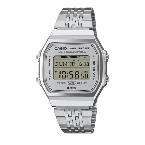 Casio Vintage Digital Unisex Metal Watch - Silver | ABL-100WE-7ADF
