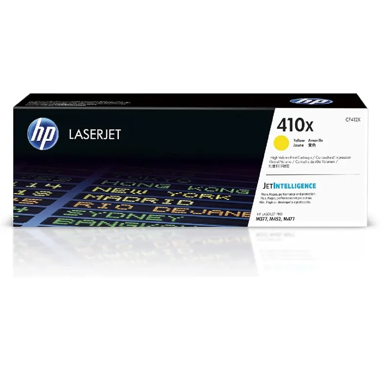 HP 410X High Yield Original LaserJet Toner - Yellow | CF412X