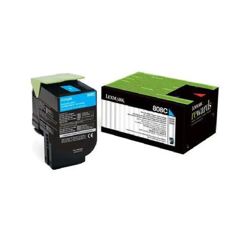 Lexmark CX310 Original Toner - Cyan | 80C80C0