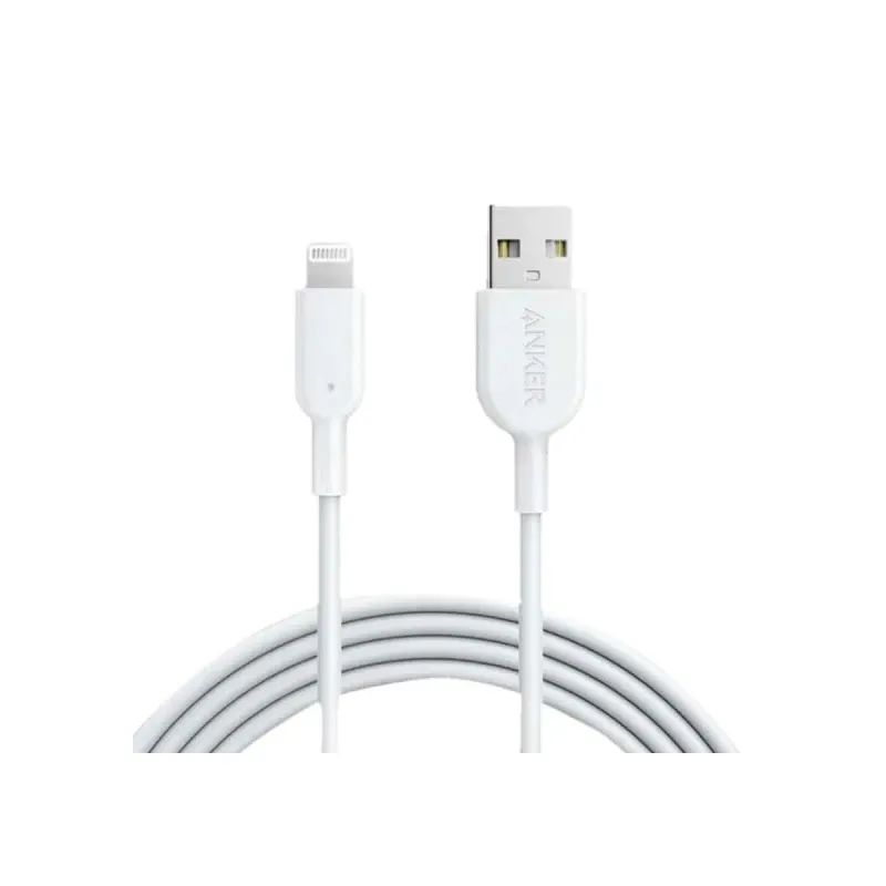 Anker Powerline II 3Ft Usb-A Cable With Lightning Connector, White | A8432H22