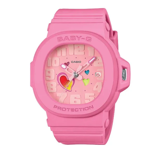 Casio Baby-G Women Playful Hearts Series Analog Watch - Pink | BGA-10-4ADR