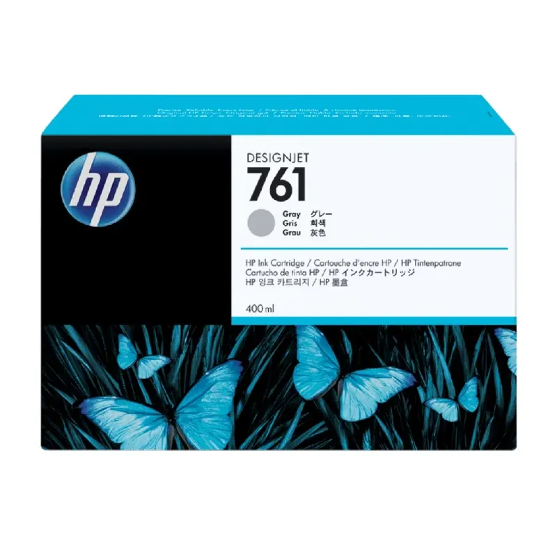 HP 761 400-ml Original DesignJet Ink Cartridge - Gray | CM995A