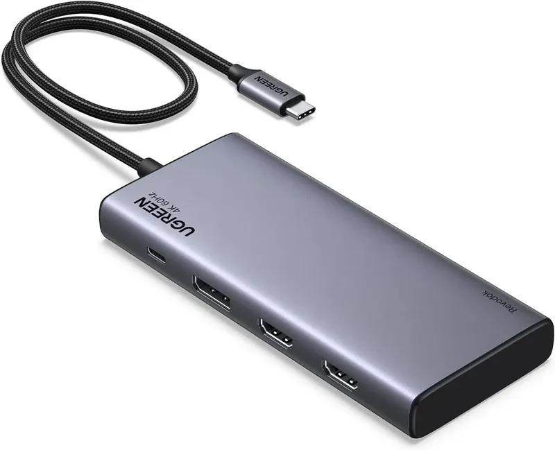 UGREEN 8-in-1 USB-C Dual Monitor Docking Station | 35625