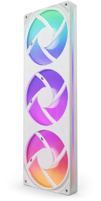 NZXT F360 RGB Core 360mm Single-Frame RGB Fan Unit – White | RF-U36HF-W1