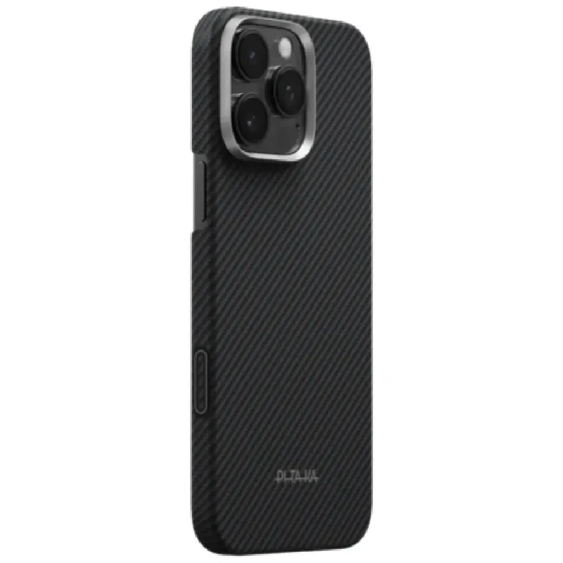 PITAKA iPhone 16 Pro Max Edge Case - 600D Black Grey Twill | KI1602PAM