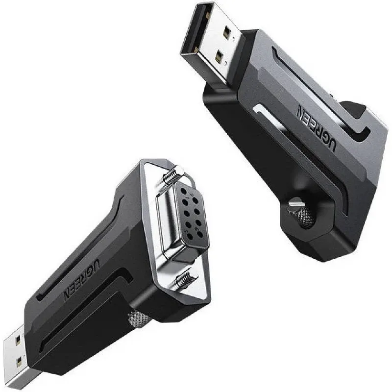 UGREEN DB9 RS-232 Converter Adapter - Black | 80111