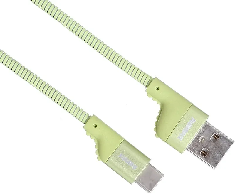 Remax Camaroon RC-108A Type-C to USB Charge & Sync Cable - Green | OD-28921