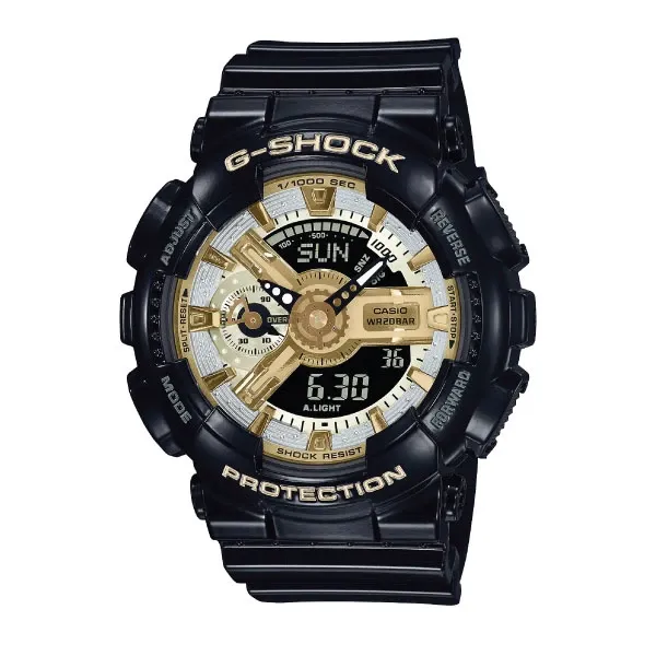 Casio G-SHOCK Women Watch - Black Gold | GMA-S110GB-1ADR