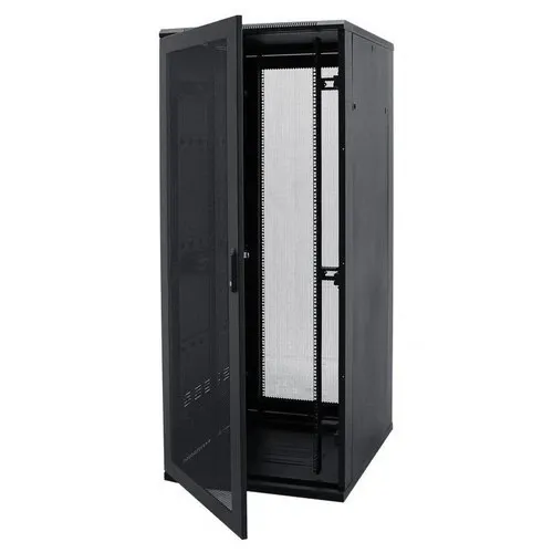 D-Link 22U (600*800mm) Floor Mount Rack with Glass Door | NFR-22U-6080-BL-GL