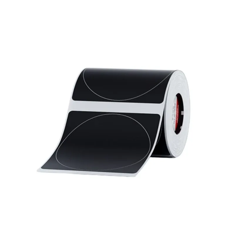 NIIMBOT M2 Black Round Thermal Label - 140 Label/Roll - EB50*50