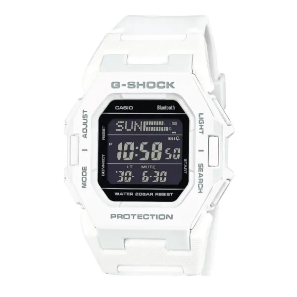 Casio G-SHOCK Bluetooth Casual Digital Men Watch - White | GD-B500-7DR