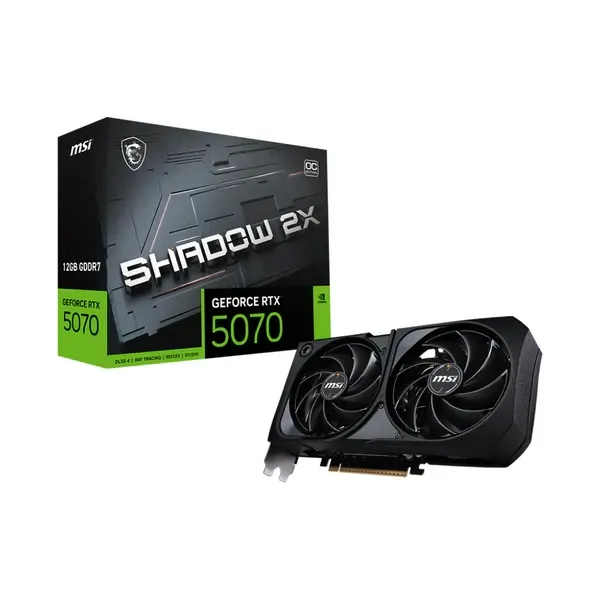 MSI GeForce RTX 5070 12G SHADOW 2X OC Graphics Card | 912-V532-011