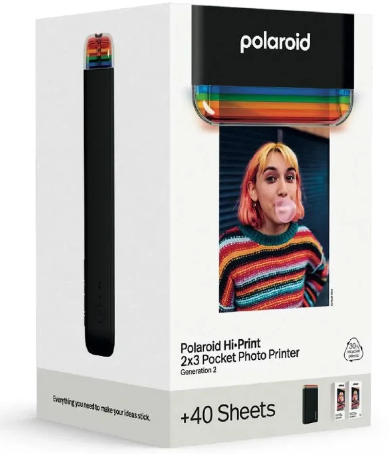 Polaroid Hi-Print 2x3 Generation 2 Everything Box - Black | POLDIGHIPR2X3BLACK