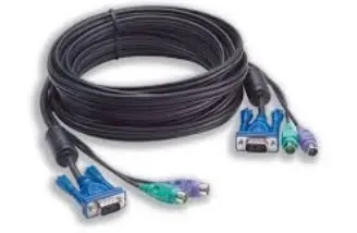 Eusso 1-to-3 5m PS/2 D-type KVM Cable for UKS8104-D4T / 8108-ROT / 8116-ROT | UKC8300-5PT