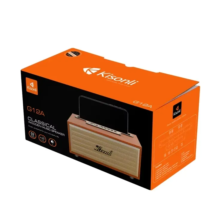 Kisonli G12A Bluetooth Speaker - red | G12-RD