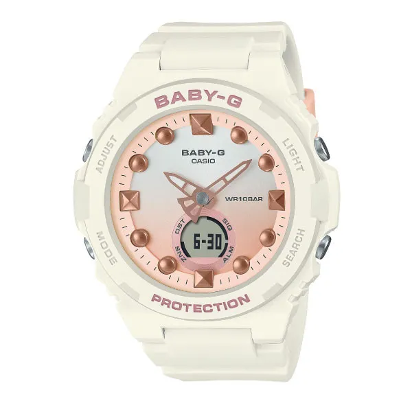 Casio Baby-G Women Analog-Digital Watch - White | BGA-320-7A1DR