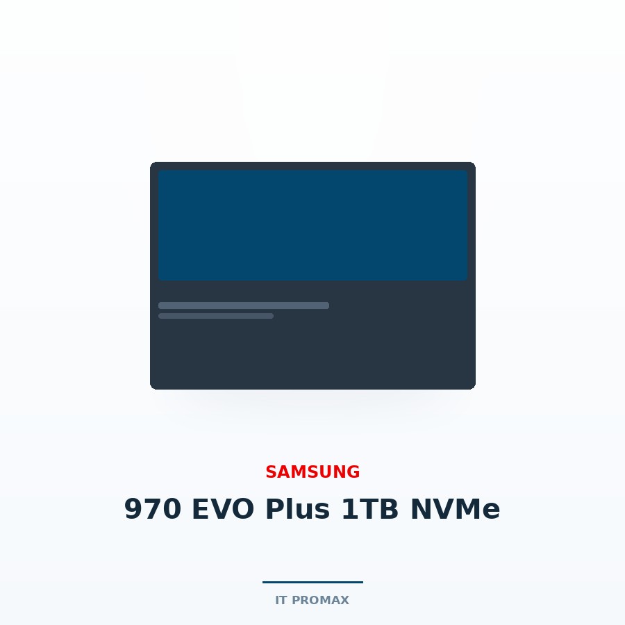 Samsung 970 EVO Plus 1TB NVMe